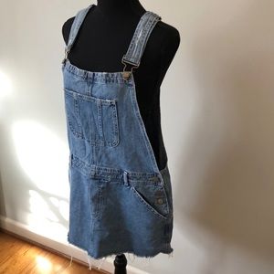 ASOS Jean overall skirt